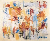 Ecritures hiéroglyphiques - techniques mixtes sur toile - 170 x 150 cm - 2000